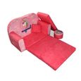 Sofa enfant convertible - FORTISLINE - Rose - Pour fille - 100x60x50 cm-2