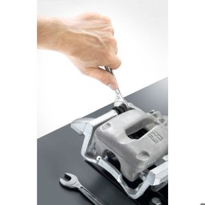 Jeu de 4 clés à tuyauter avec toile Facom 43.J4PF - Bricolage