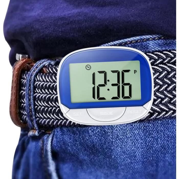 Podomètre 3D Fitness Précis - Compteur De Pas Pour Hommes, Femmes, Enfants Et Seniors Avec Suivi Calories Et Distance