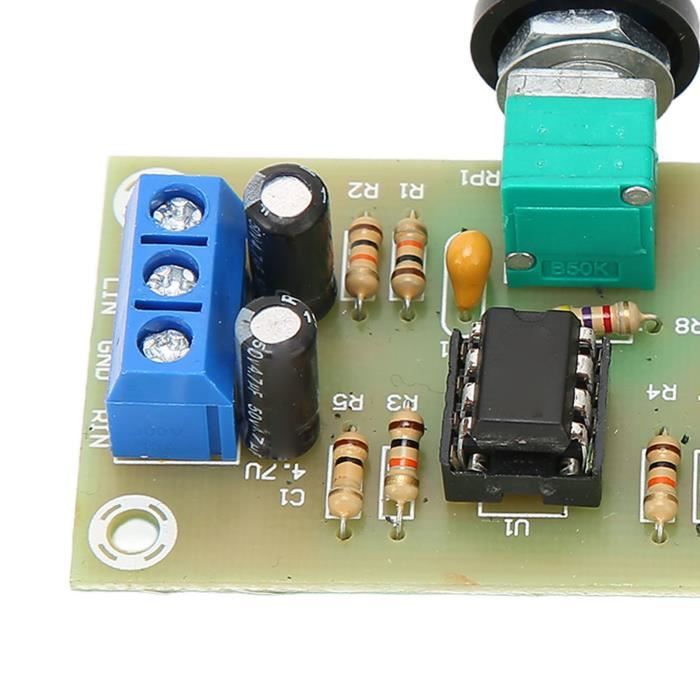 EJ.life Carte de préampli subwoofer Carte de Préampli de Caisson de Basses, Carte de Préampli de