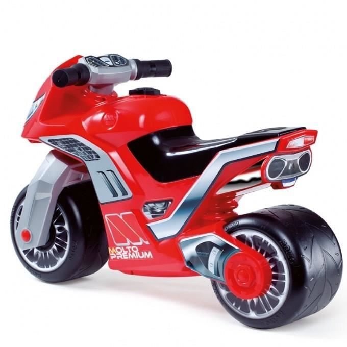 Moto autoportée Molto Cross Premium - Rouge - Pour enfant de 2 ans