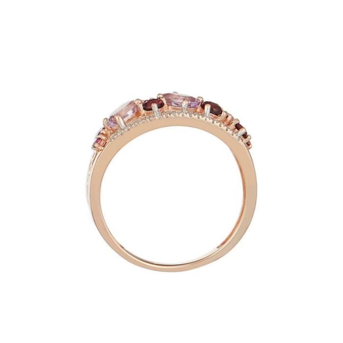 Bague Or Rose Diamant et Pierre Pr cieuse Or Achat Vente bague
