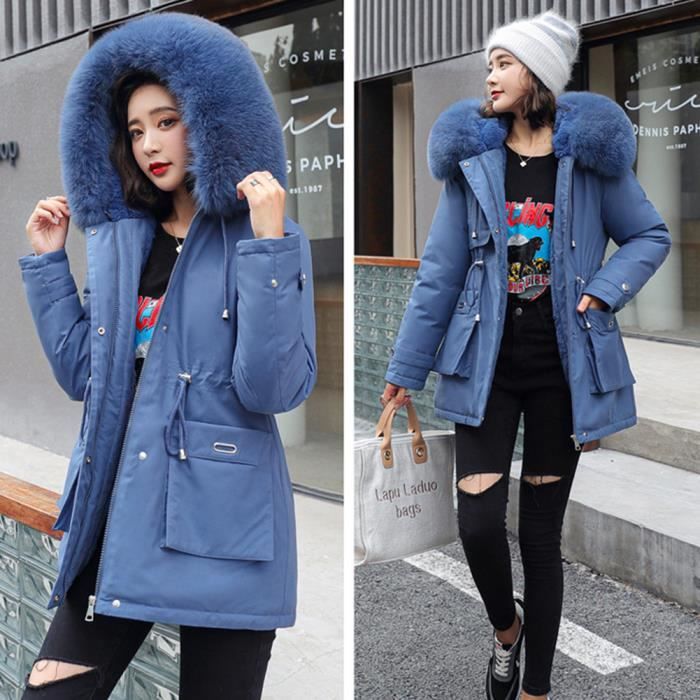 Caban à capuche femme on sale
