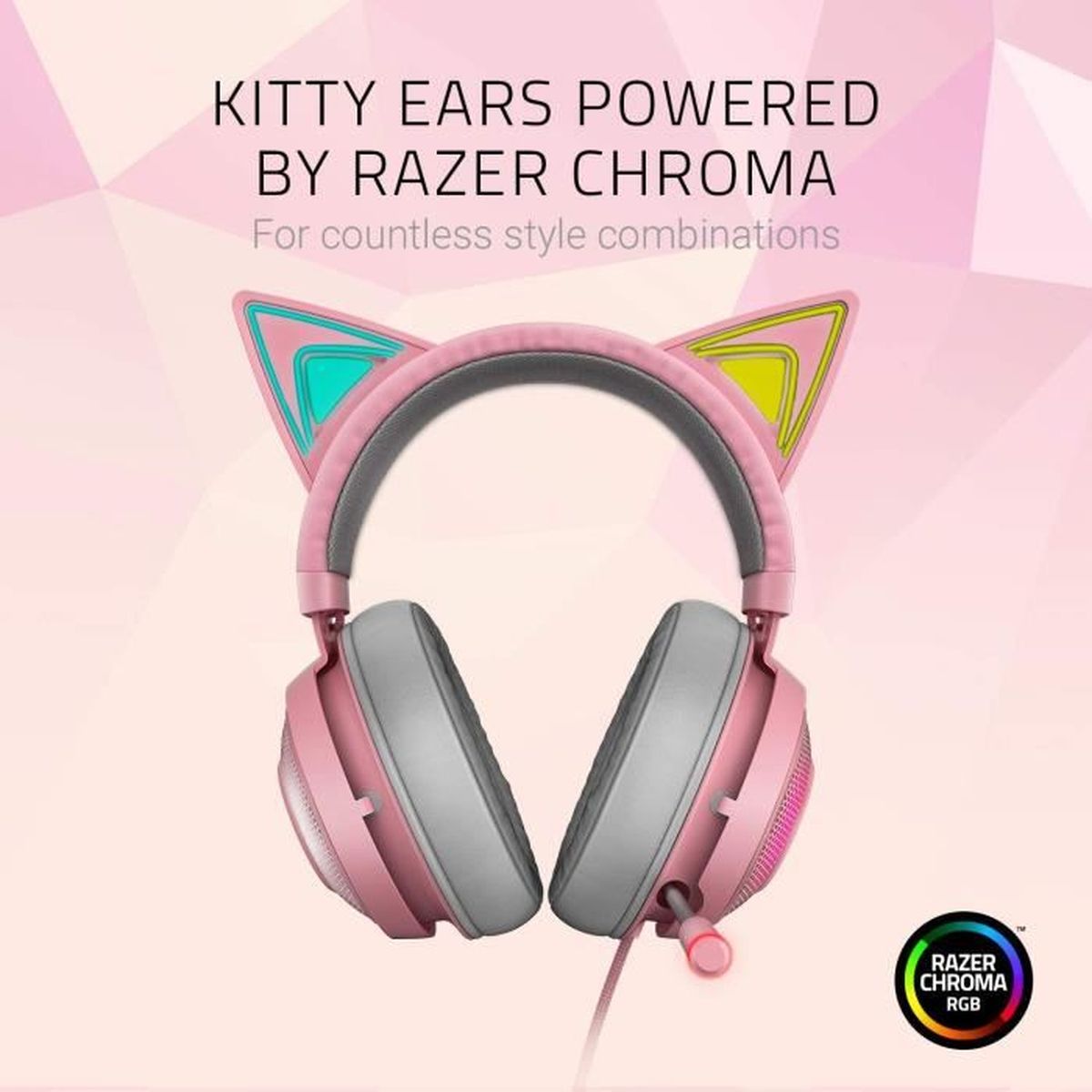 Razer Kraken Kitty Quartz Edition Casque De Jeu Usb Cat Ears Eclairage Chroma Cable Pour Le Jeu Multiplateforme Pour Pc Ps4 Xb Casque Ecouteurs Avis Et Prix Pas Cher Cdiscount Razer Kraken Kitty Quartz Edition Casque De Jeu Usb Cat Ears Eclairage Chroma Cable Pour Le Jeu Multiplateforme Pour Pc Ps4 Xb Casque Ecouteurs Avis Et Prix Pas Cher Cdiscount