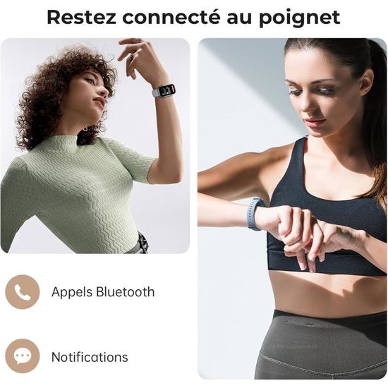 Montre Connectée Homme Femme – Écran 1,47 Pouces, Suivi D'activité, Cardio, Sommeil, étanche IP68, Compatible IOS Et Android