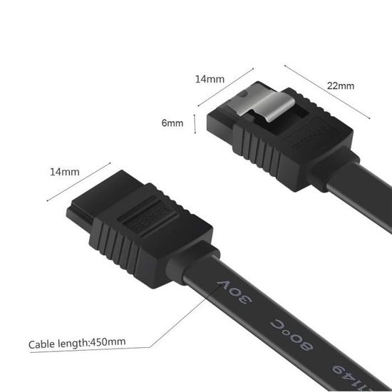Goobay C/âble de connexion pour disque dur avec fiche SATA type L vers SATA type L 90/° 1,5/ Gbit//s 3/ Gbit//s 6/ Gbit//s 1/ m Lot de 5
