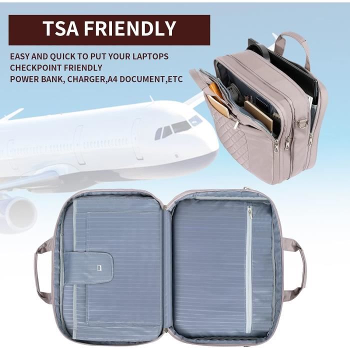 Sacoche Pour Ordinateur Portable 17 Pouces Sacoche Pc Compatible Tsa Extensible Pour Femme Et Homme Sac D Ordinateur Etanc n3305 Cdiscount Bagagerie Maroquinerie