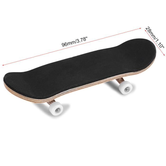 KOMBIUDA Lot De 4 Mini Trucks Fingerboard 34mm - Jouets à Doigts Compacts Pour Enfants Et Adultes