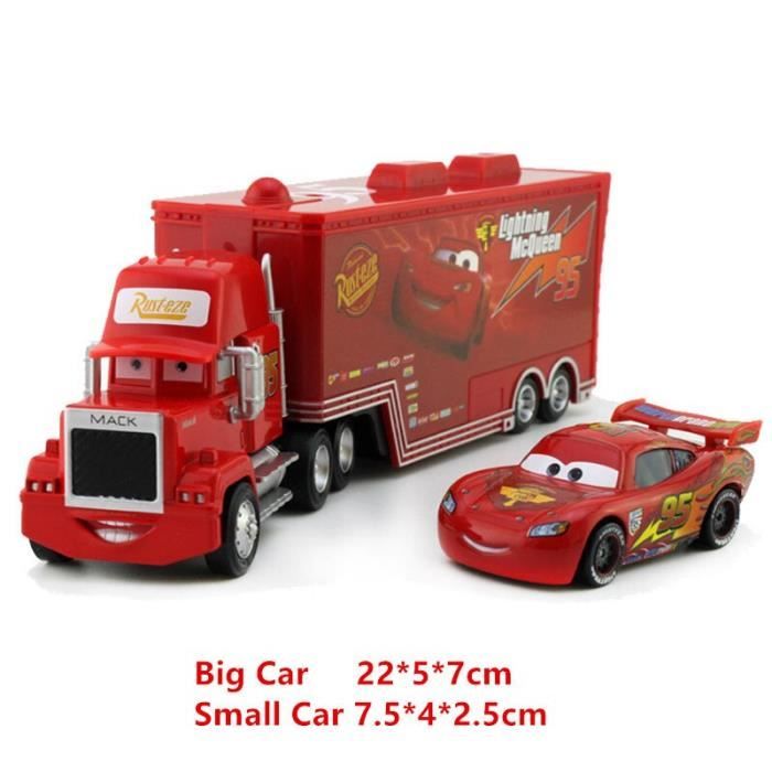 Véhicule - Garage,Disney Pixar Cars 21 Styles Mack camion + petite voiture  McQueen 1:55 alliage métallique - Type No 95 (2pcs lot) - Cdiscount Jeux -  Jouets