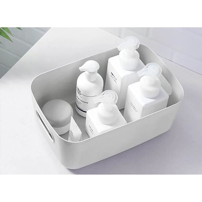 Desserte Roulante 3 Niveaux Et 2 Paniers En Métal Noir H76cm