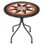 Table En Pierre De Mosaique O 60cm 4 Pieds Interieur Exterieur