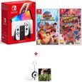 Pack Nintendo Switch Oled + 2 JEUX Street Fighter + Flash LED Offert-0