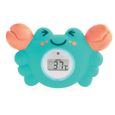 Thermomètre de bain digital crabe - TIGEX - Mixte - A partir de 6 mois - Bleu-0