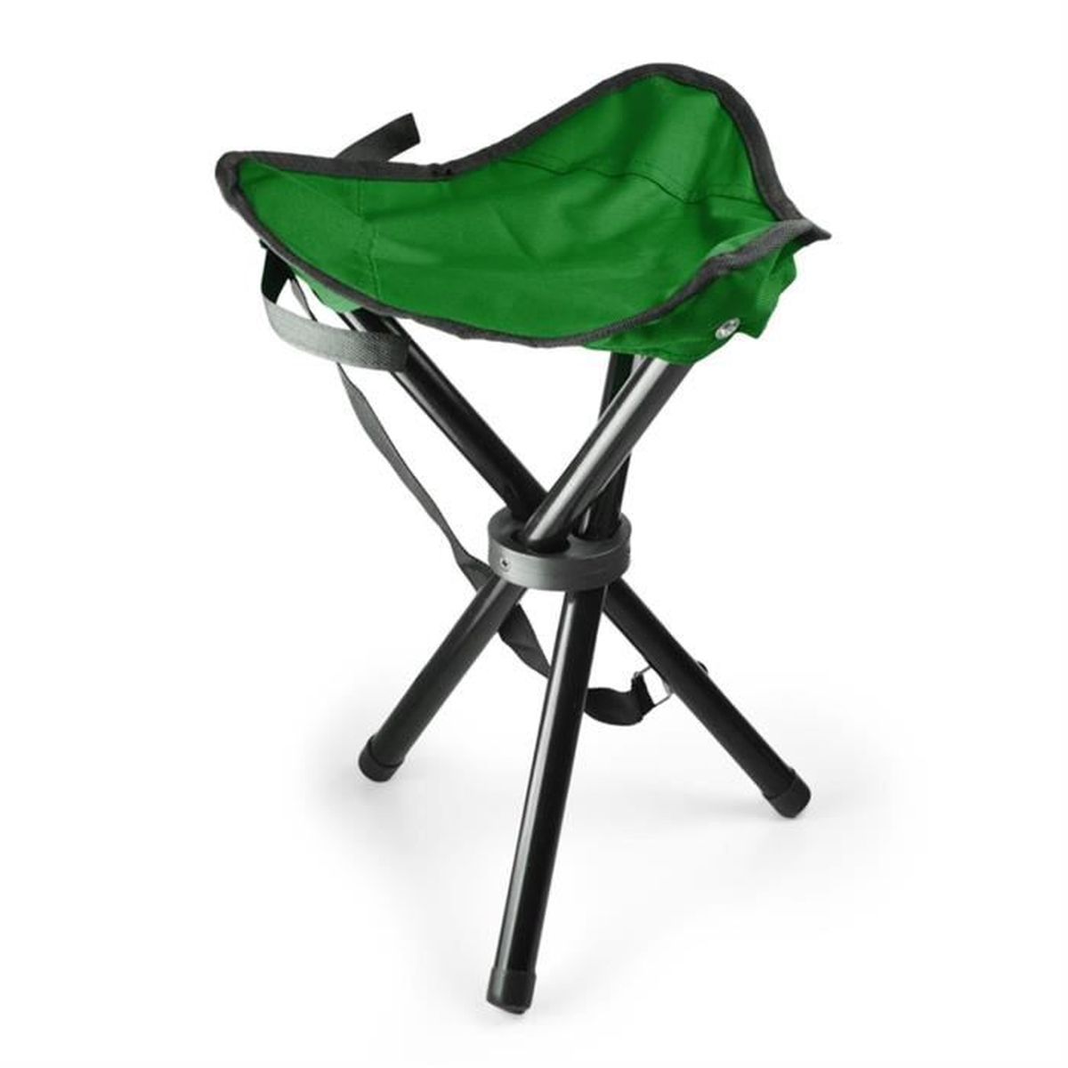 Trois Pieds, Utilisation Mobile /à lair Libre, Construction l/ég/ère 500g Seulement, Pliage et d/épliage Rapide Rouge Duramaxx Chaise de Camping p/êche tr/épied Mobile