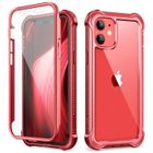 GRANDEVER Dexnor Coque Compatible avec Iphone 12 et pour Iphone 12 Pro 6,1'', 360 degrés Coque de Protection Avant et arrière Antichoc
