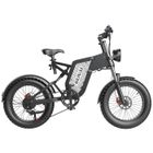 VTT électrique Homme Tout-terrain GUNAI MX25 20X4.0 Fat bike 1000W 48V 25AH Automie 50km - Noir Mat