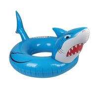 Bouée Gonflable Ronde - Air My Fun - Requin ø115cm - Piscine & Plage - Ultra Confort
