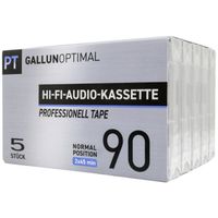 Cassette audio - GALLUNOPTIMAL - 90 min - Blanc