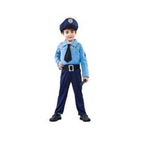 Déguisement Policier Garçon 2/4 ans - Uniforme Métier - Bleu
