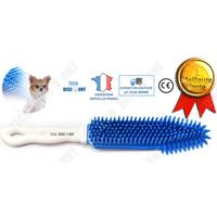 TD® Brosse animaux de compagnie anti-poils long et court toilettage silicone nettoyer coiffer chien chat douce professionnel