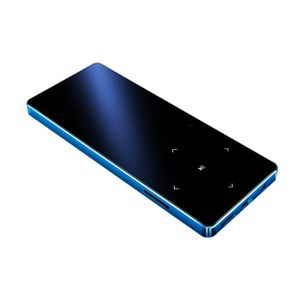 LECTEUR MP3 Bleu 20 Go-Baladeur musical portable en métal avec
