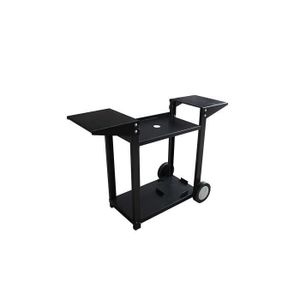 CHARIOT - SUPPORT Chariots Pour Barbecue - Plancha Tonio Chariot Noir