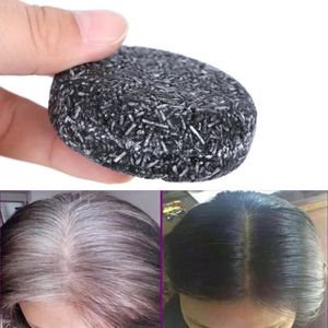 COLORATION Shampoing au charbon de bambou pour cheveux gris e