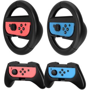 ACCESSOIRE - PIECE DETACHEE DE MANETTE Joy-Con Wheel et Grip pour Nintendo Switch/Switch 