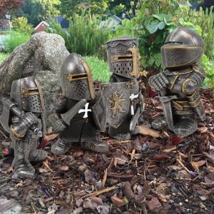 STATUE - STATUETTE   Statue de jardin lutin nain garde armor - VGEBY - 