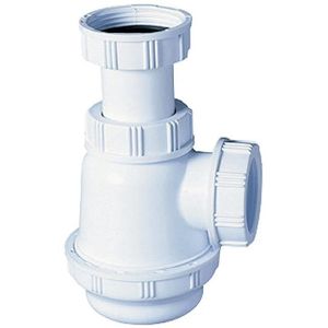 SIPHON DE LAVABO Siphon de lavabo et bidet WIRQUIN à culot court - Garde d'eau 40mm - Débit 31 L/mn - Plastique