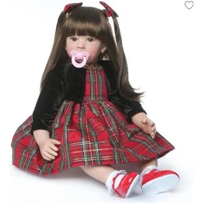 Poupée Reborn - NPK - 60cm - Silicone - Réaliste - Jouet pour Fille