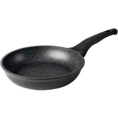 LACOR 25873 Poêle M/Bois traitée aelter Magma d.18 cm, Fonte, Noir, 25 x 19 x 8 cm