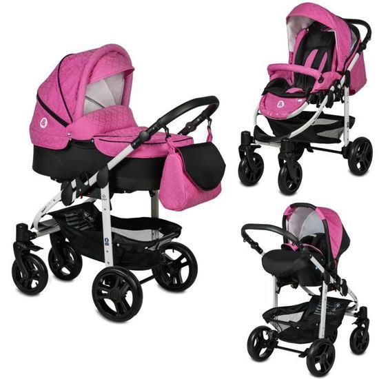 Poussette fushia deals