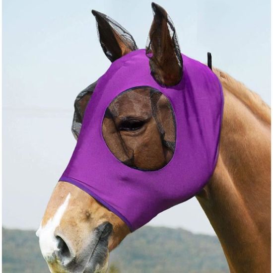 Masque Anti-mouche Cheval Avec Oreilles Quiet Ride Cashel
