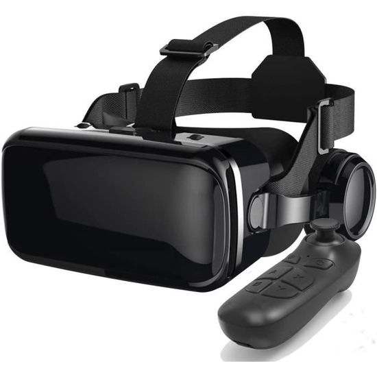 HJSW Casque VR 3D Lunettes R&eacute;alit&eacute; Virtuelle pour Les Films 3D VR Jeux Vid&eacute;o for IPhone 12-Pro-Max-Mini-11-147