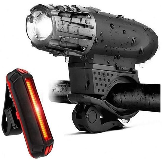 Phare Avant Vélo LED Rechargeable USB – 800 Lm, étanche, 5 Modes – Pour VTT, Ville, Sécurité Nocturne - 5