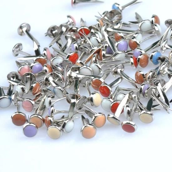 Scrapbooking Attaches Parisiennes Ronde Argent