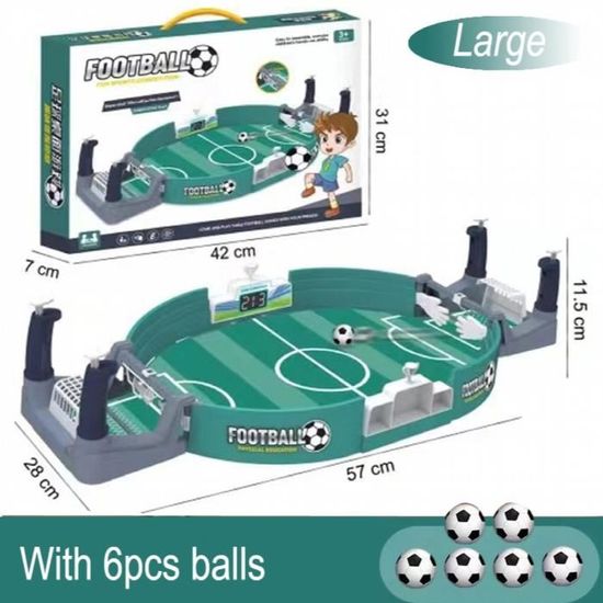 Jeu De Société De Football Interactif En Bois - Plateau De Foot Pour Famille Et Enfants