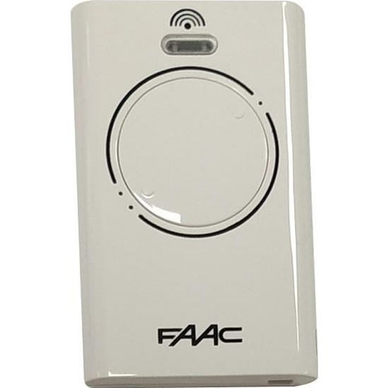 3 Trasmettitori Portatili FAAC XT2 433 SLH LR Bianchi - Per Cancelli Automatici, 2 Canali, Frequenza 433 MHz