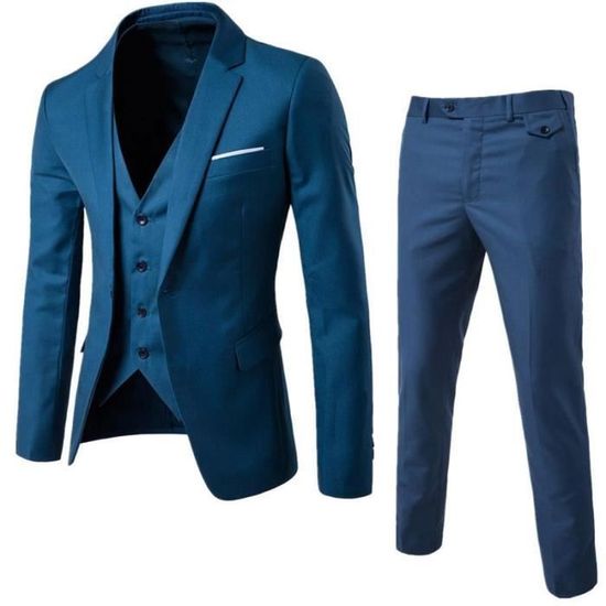 Costume Pièces Homme Élégant Veste Paillettes Pantalon Pour  Saint-Valentin, Soirée, Cérémonie