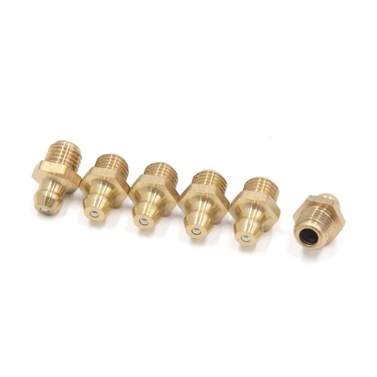 Lot De 4 Raccords Graisseurs En Laiton M12 X 1.25 - Angle 45°, Pour Pistolet à Graisse - Pour Voiture, Moto, Engins