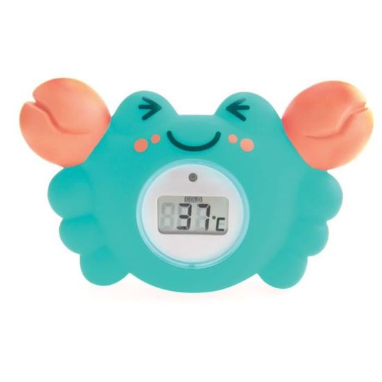 Thermomètre de bain digital crabe - TIGEX - Mixte - A partir de 6 mois - Bleu