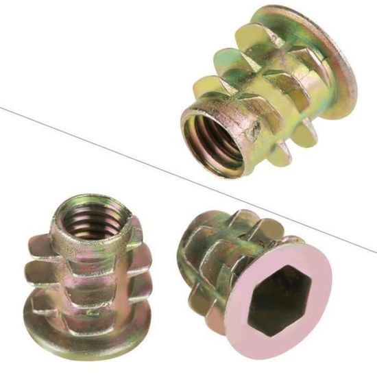 M2.5 Kit d'Assortiment d'Écrous Incorporés avec Insert Fileté en Laiton