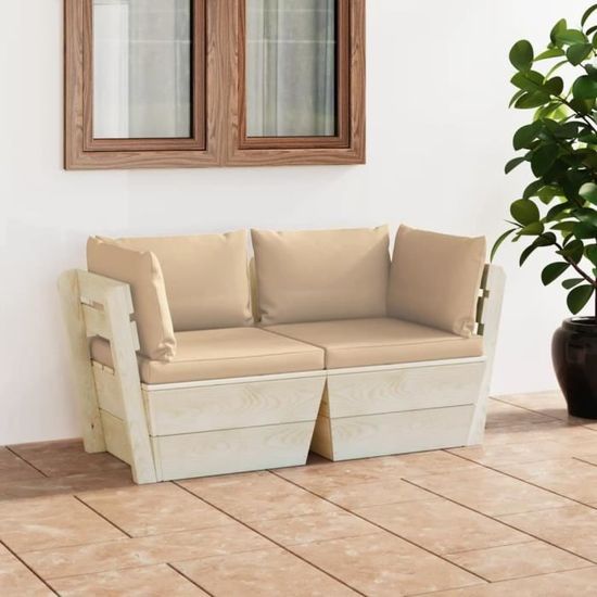 Canapé Enfant Pliable - 2 Places, Dossier Respirant - Tissu Doux, Housse Déhoussable - Pour Chambre, Jeu, Détente
