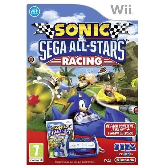 Sonic & Sega All Stars Racing Voalnt Inclus Wii - vue 2