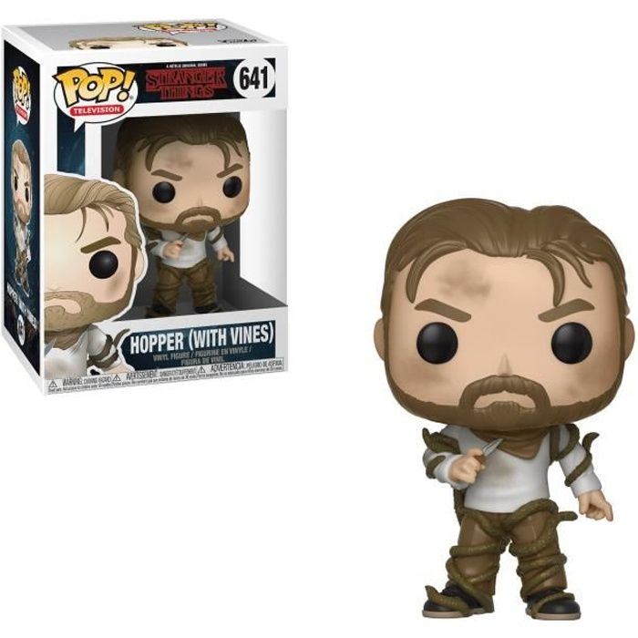 Figurine Funko Pop! Stranger Things: Hopper entouré de lianes