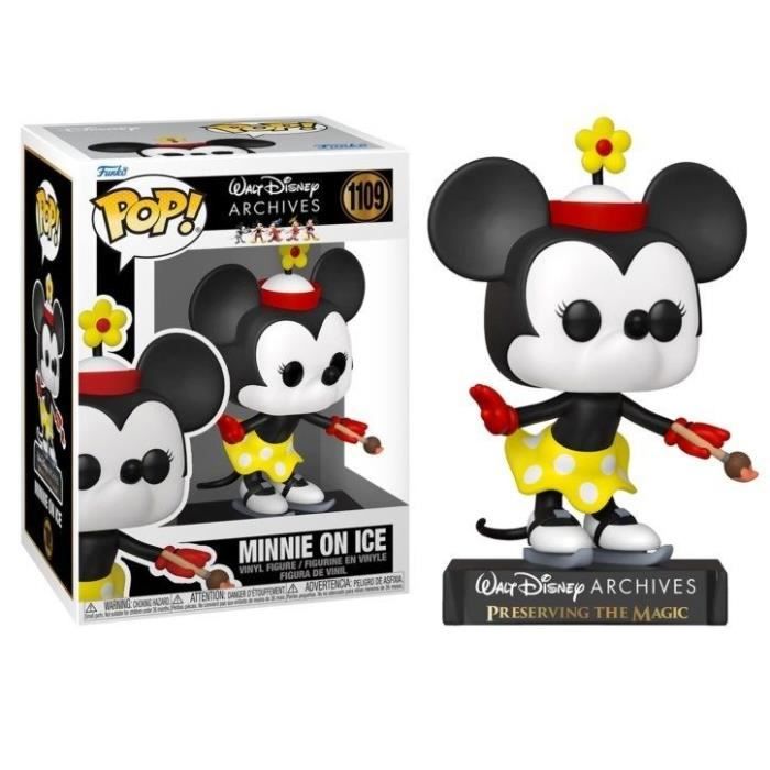 Figurine Funko Pop! Disney: Minnie Mouse Minnie on Ice 1935 - vue 3