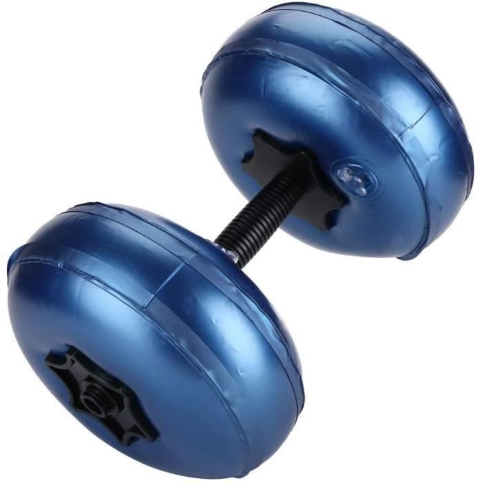 Haltères remplis d'eau haltères de poids portable haltères de voyage réglables 20-25 kg bleu