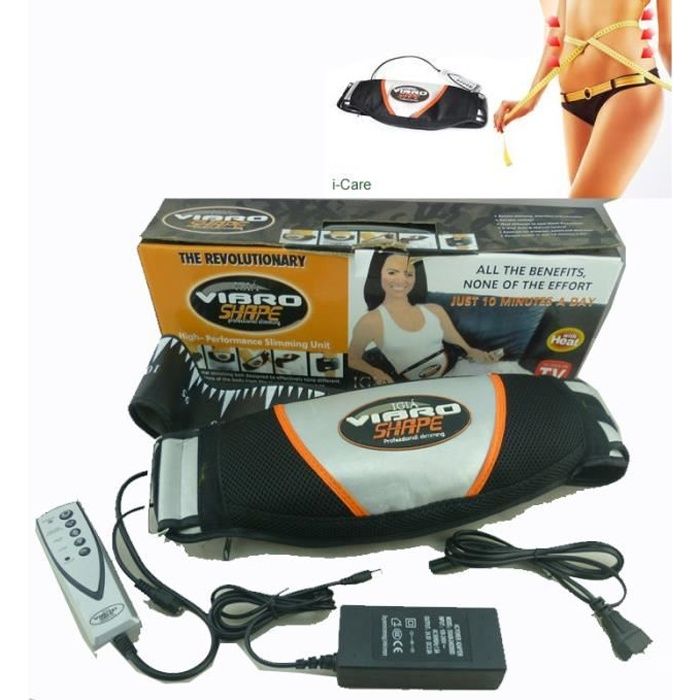 Ceinture Sauna chauffante minceur masseur Vibrante à combustion des graisses