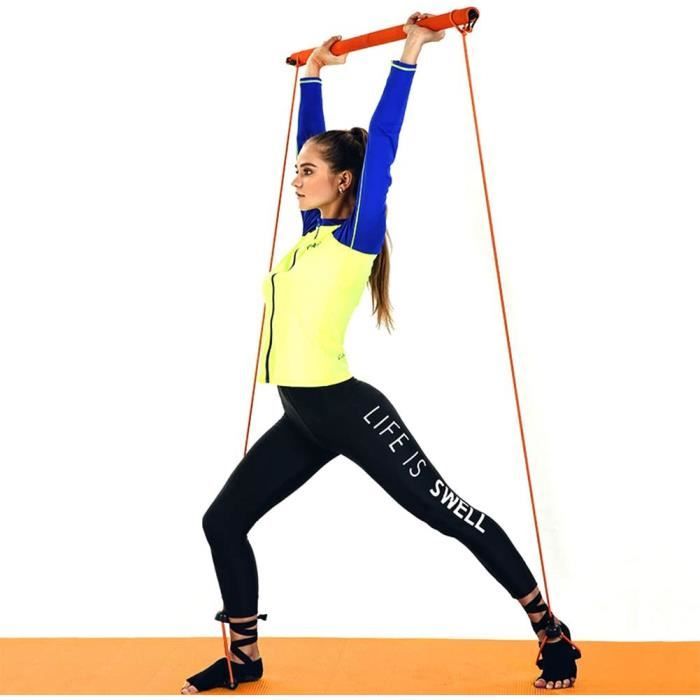Kit de Bandes de Résistance Elastiques Musculation Bandes de Fitness pour la Maison Voyage Gym Bodybuilding Entraînement Complet du